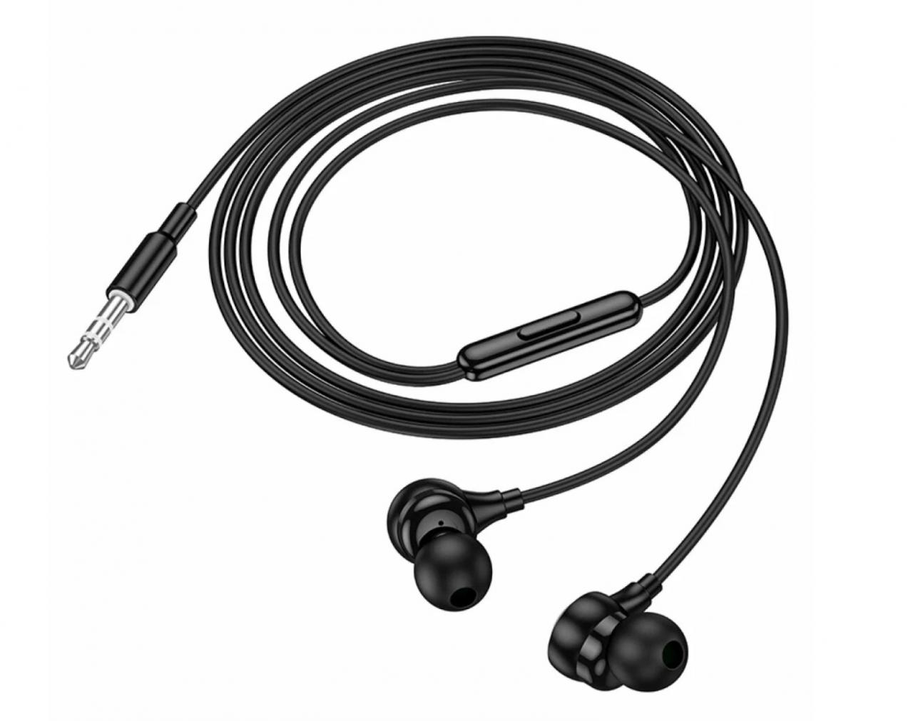 Проводные наушники Hoco M116 черный