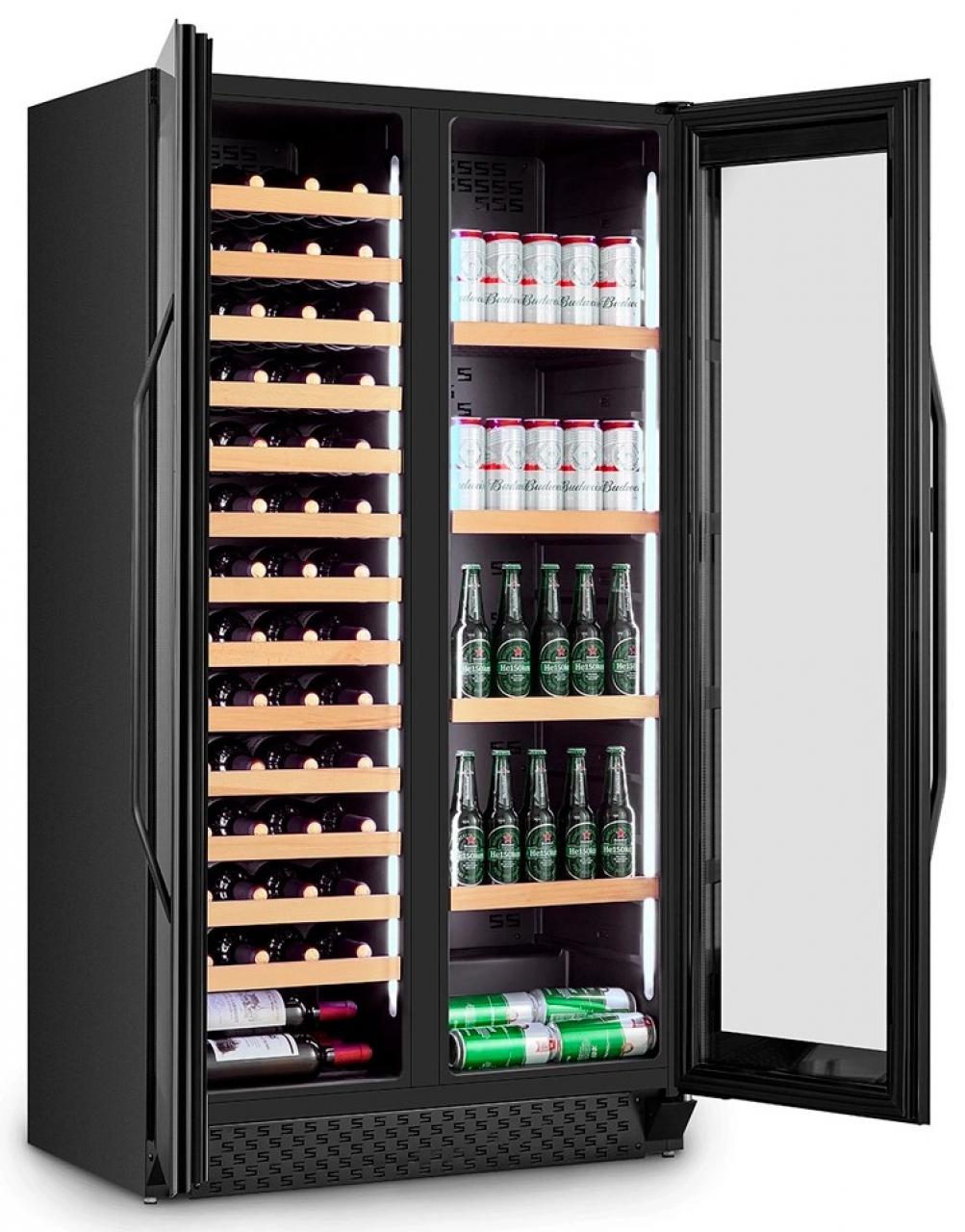 Винный шкаф CASO WineChef Duo 122 Black