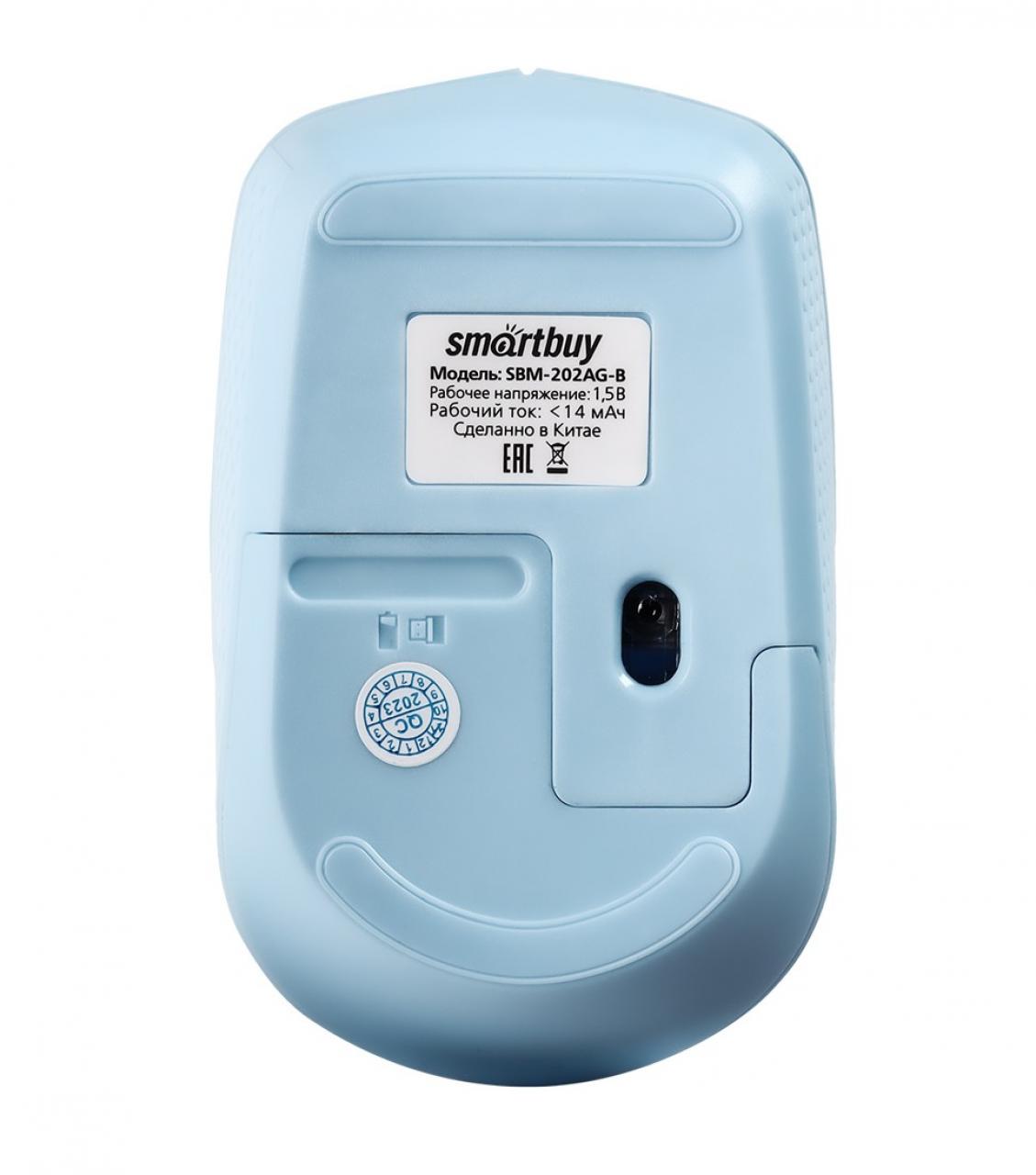 Беспроводная мышь Smartbuy ONE 202AG-B (SBM-202AG-B) голубой