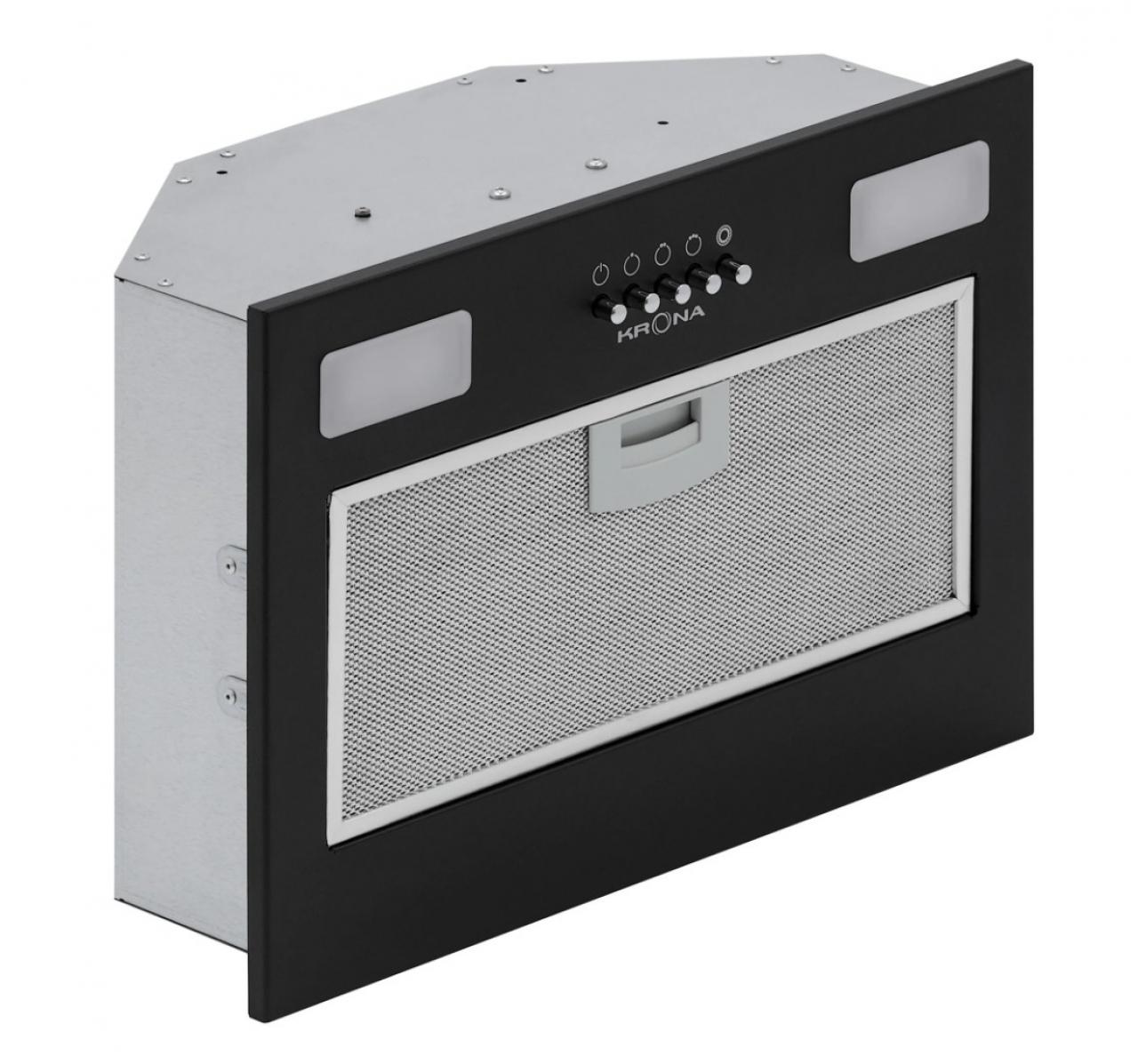 Вытяжка встраиваемая Krona KATE 400 BLACK PB