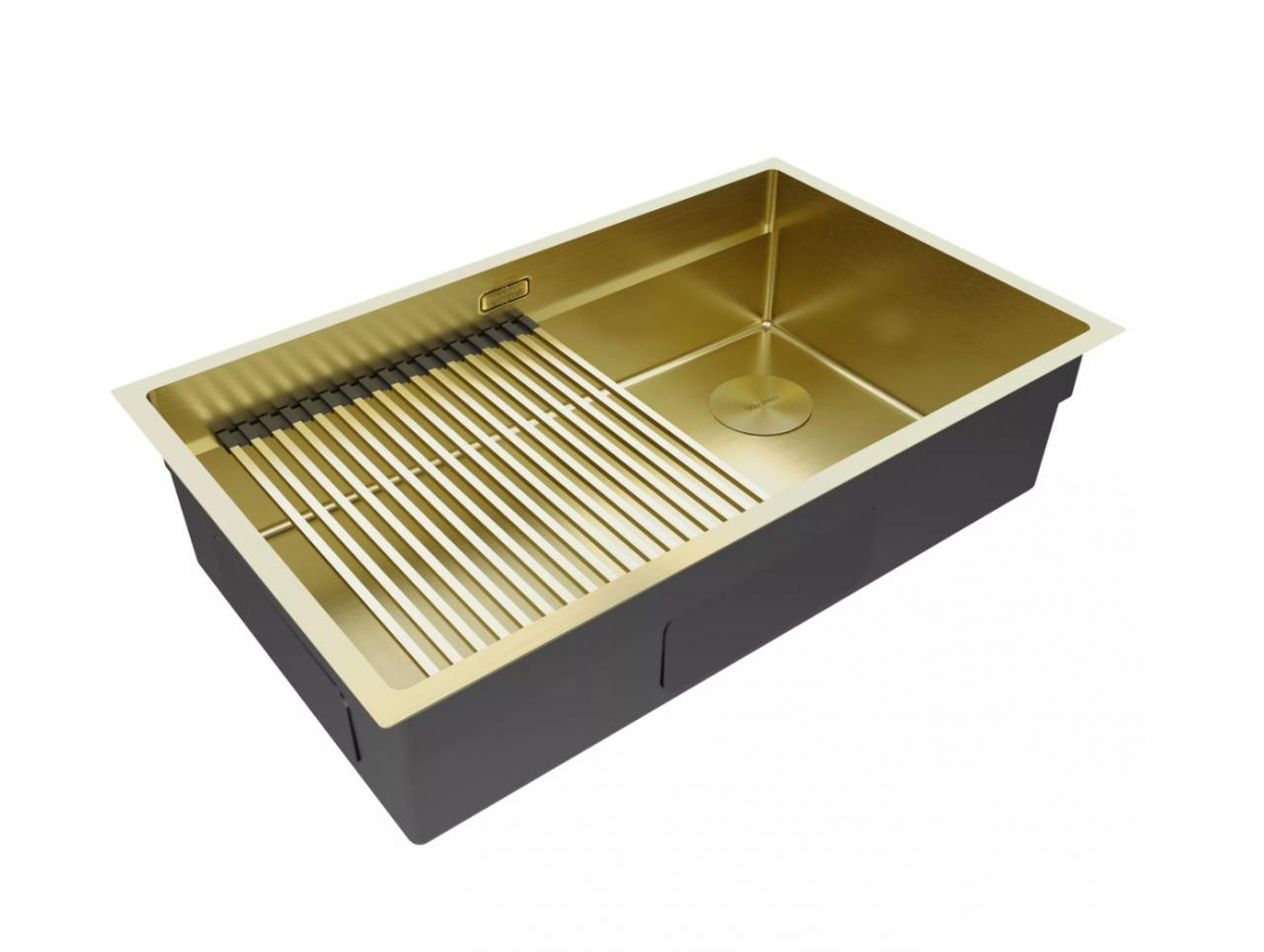 Мойка кухонная Paulmark NEXT-PRO 74 UNI светлое золото
