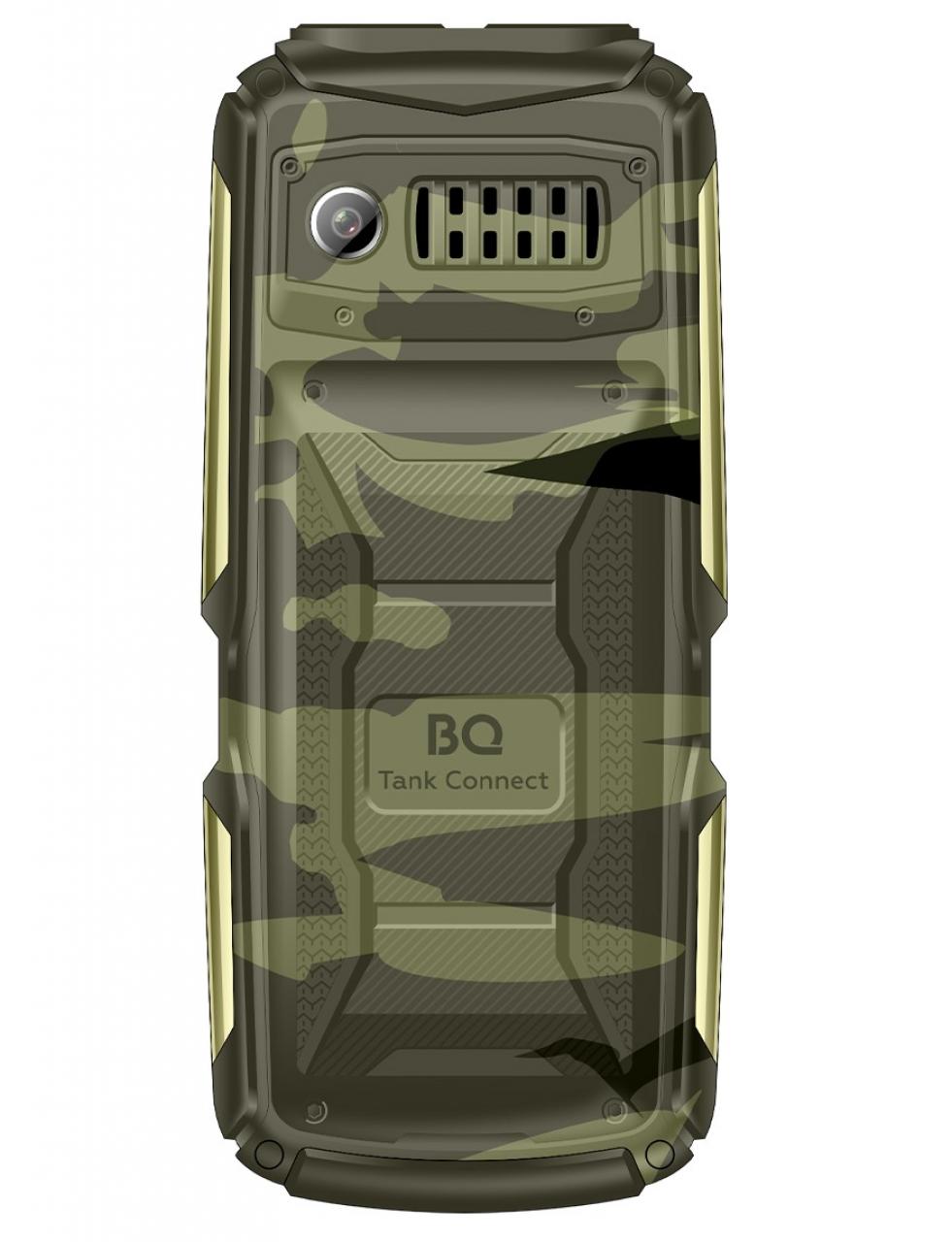Сотовый телефон BQ 2430L Tank Connect Camouflage+Gold