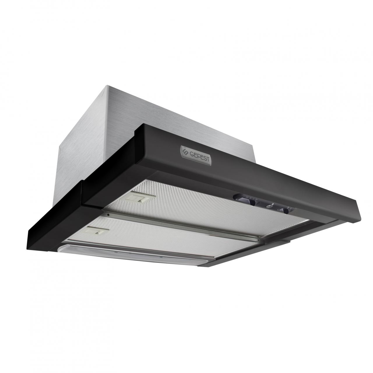 Вытяжка встраиваемая Gefest ВО 4601 Р21 черный