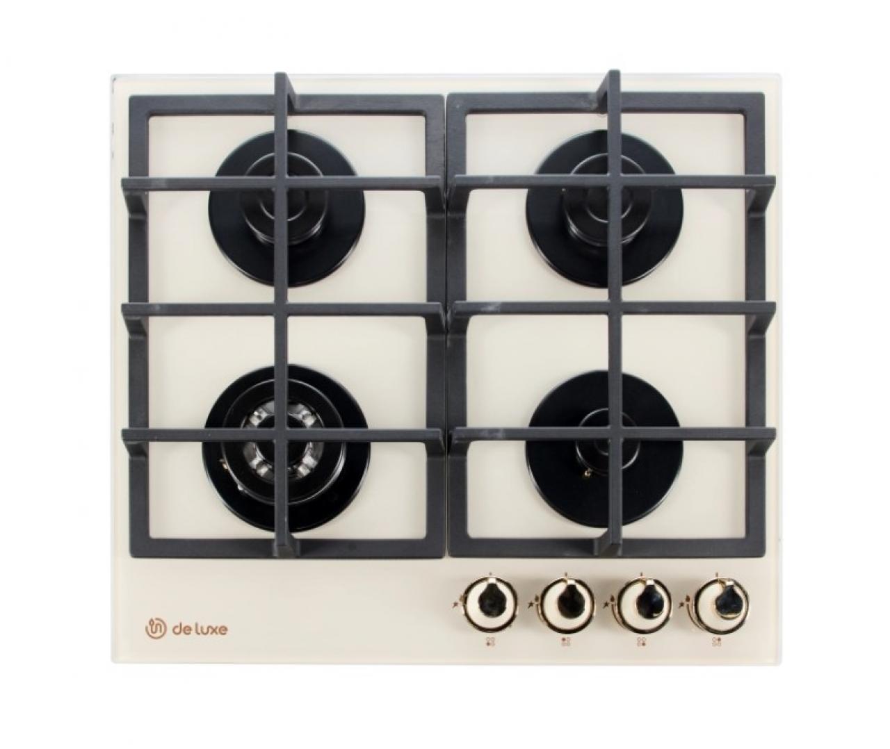 Варочная поверхность De Luxe GG4 750229F-TC-152 топленое молоко