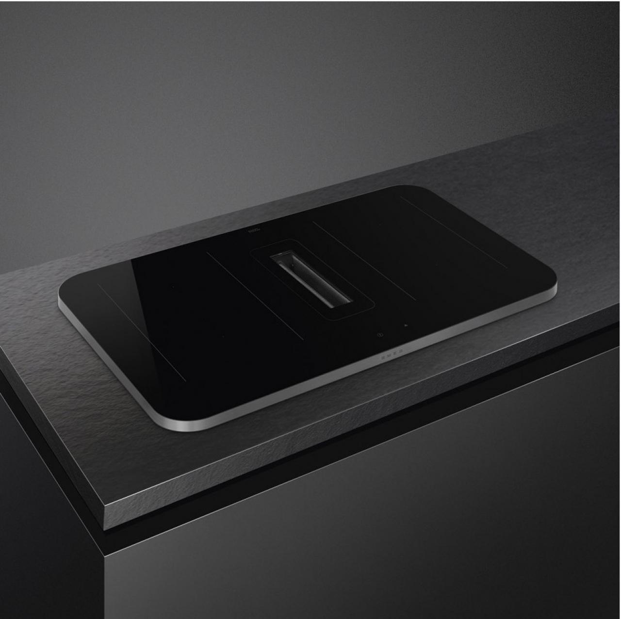 Варочная поверхность с вытяжкой Smeg HHSL7844X