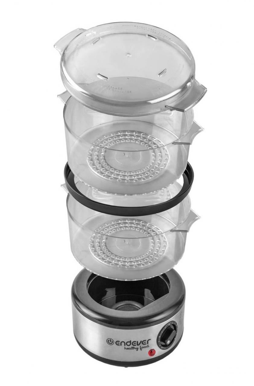 Электрическая пароварка ENDEVER Vita-165 черный/стальной