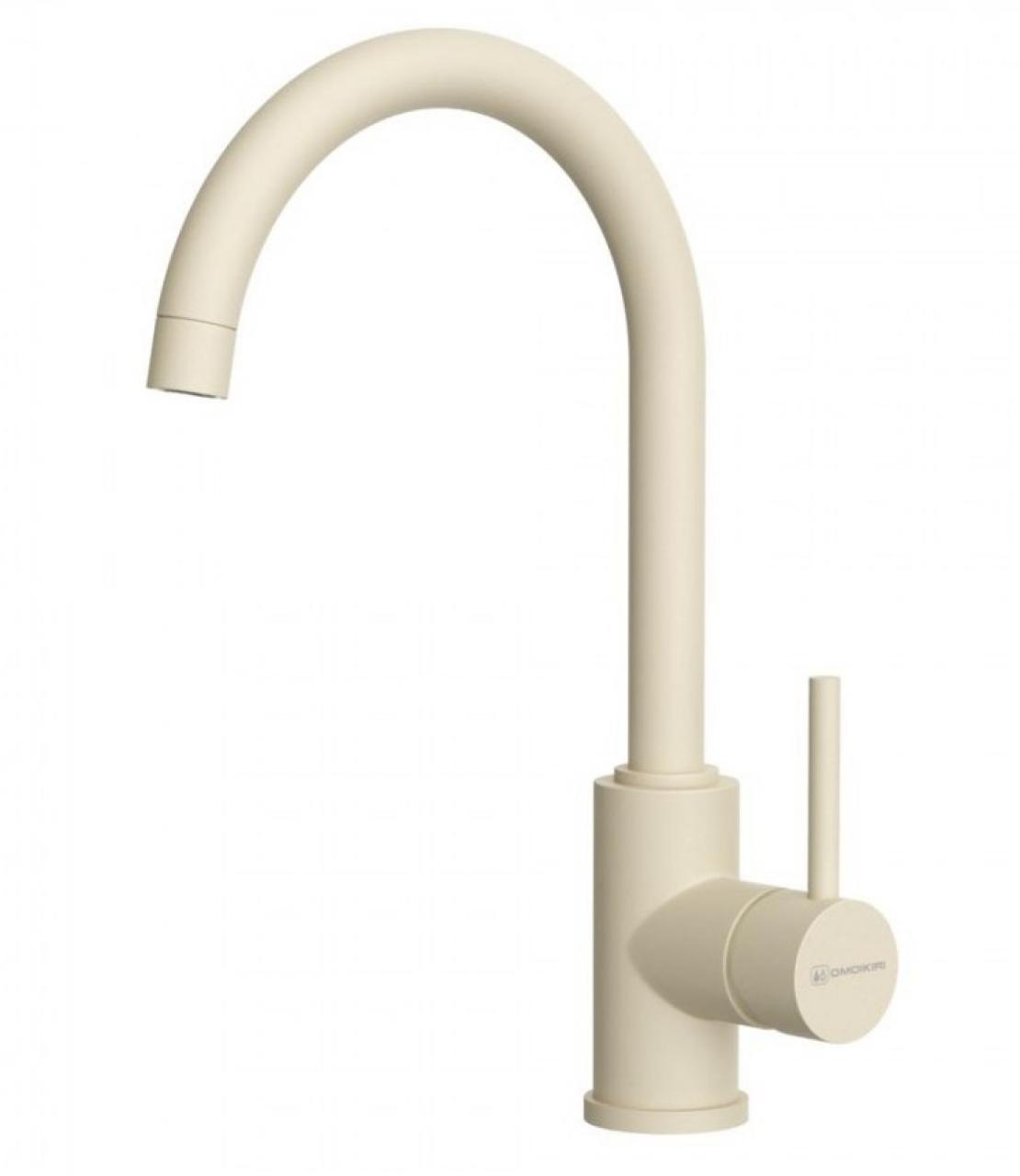 Смеситель для кухни (мойки) Omoikiri Shinagawa-P-ES латунь/ваниль (4994504)