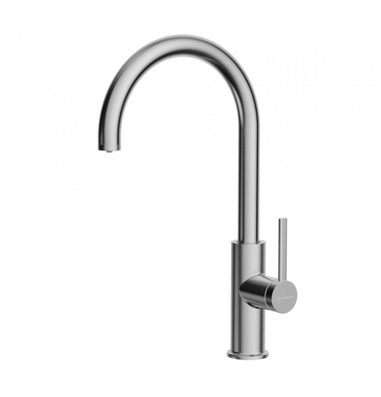 Смеситель кухонный OMOIKIRI Okawa 2 Plus-BN нержавеющая сталь