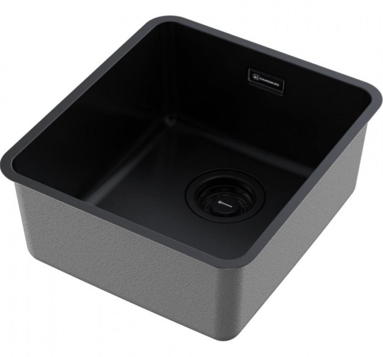 Мойка кухонная Omoikiri Omi 37-U/I-GB Ultra графит