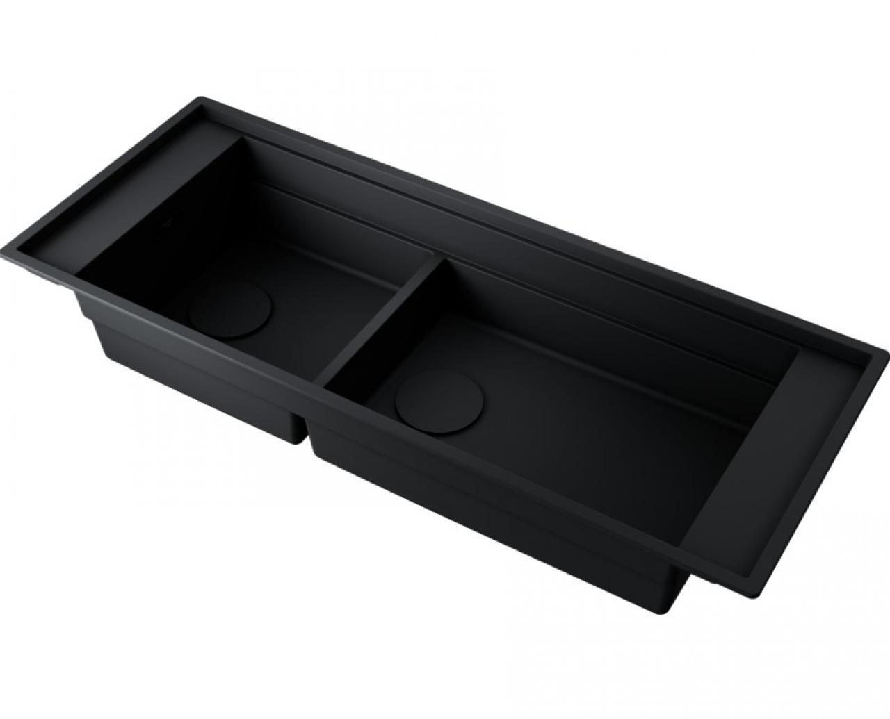 Мойка кухонная Omoikiri Sintesi PRO 114-2-U/I-GB Artceramic/графит