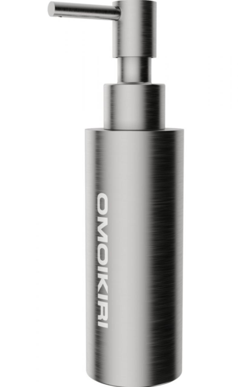 Дозатор для моющего средства Omoikiri OM-06-BN нержавеющая сталь
