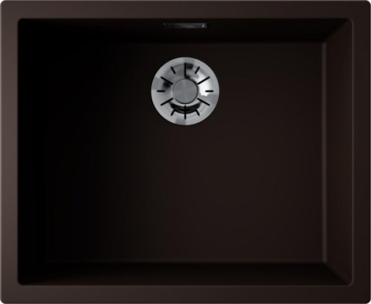 Врезная кухонная мойка Omoikiri Yamakawa 55-U/I-MO Artceramic/мокко