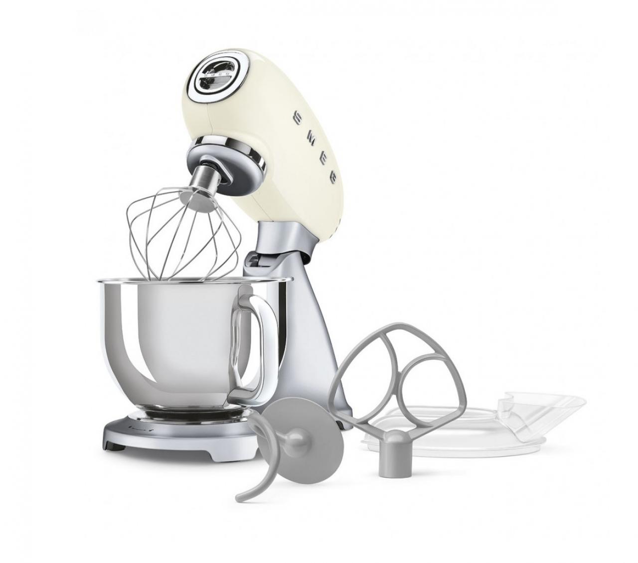 Миксер планетарный Миксер Smeg SMF04CREU кремовый