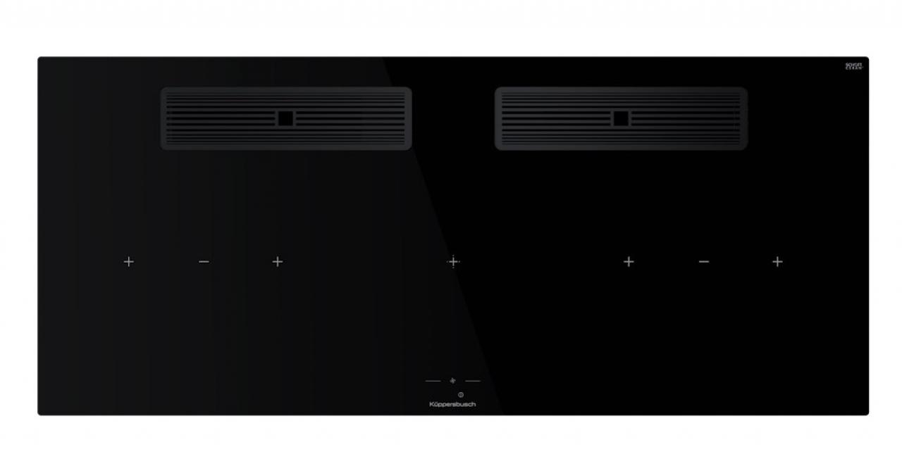 Варочная поверхность с вытяжкой Kuppersbusch KMI 12850.0 SR-E Black Velvet