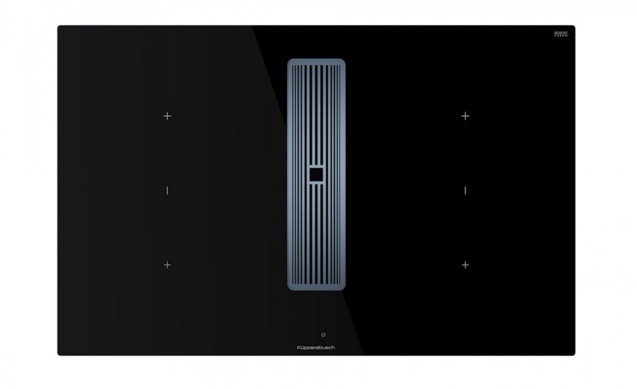 Варочная поверхность с вытяжкой Kuppersbusch KMI 8350.0 SR Stainless steel