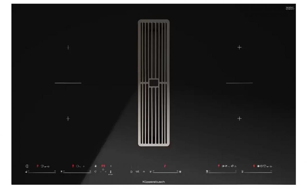 Варочная поверхность с вытяжкой Kuppersbusch KMI 8590.0 SR без фурнитуры