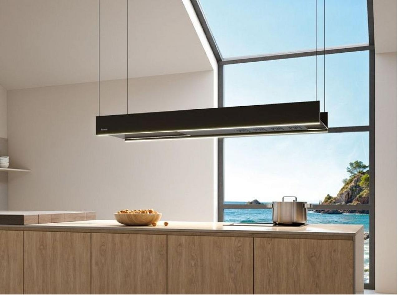 Вытяжка островная Pando I-875/180 NE SATINADO V.1130 ECO FCLR-AE