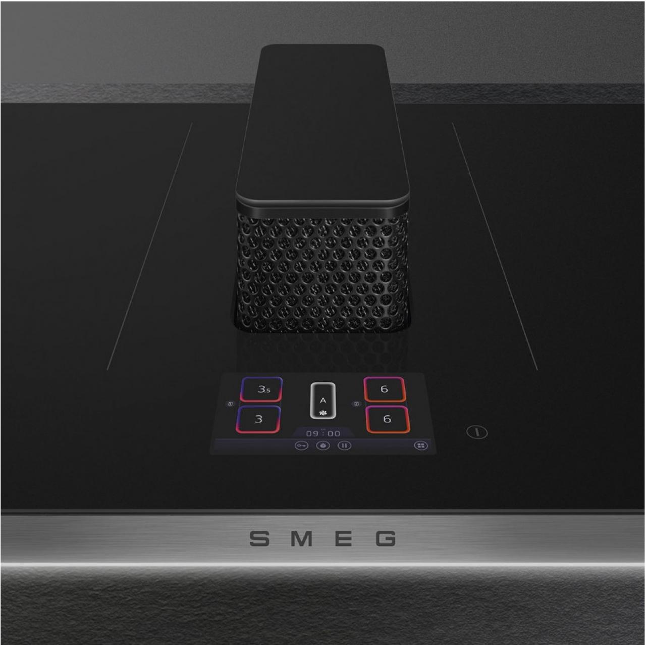Варочная поверхность с вытяжкой Smeg HHSL7845X