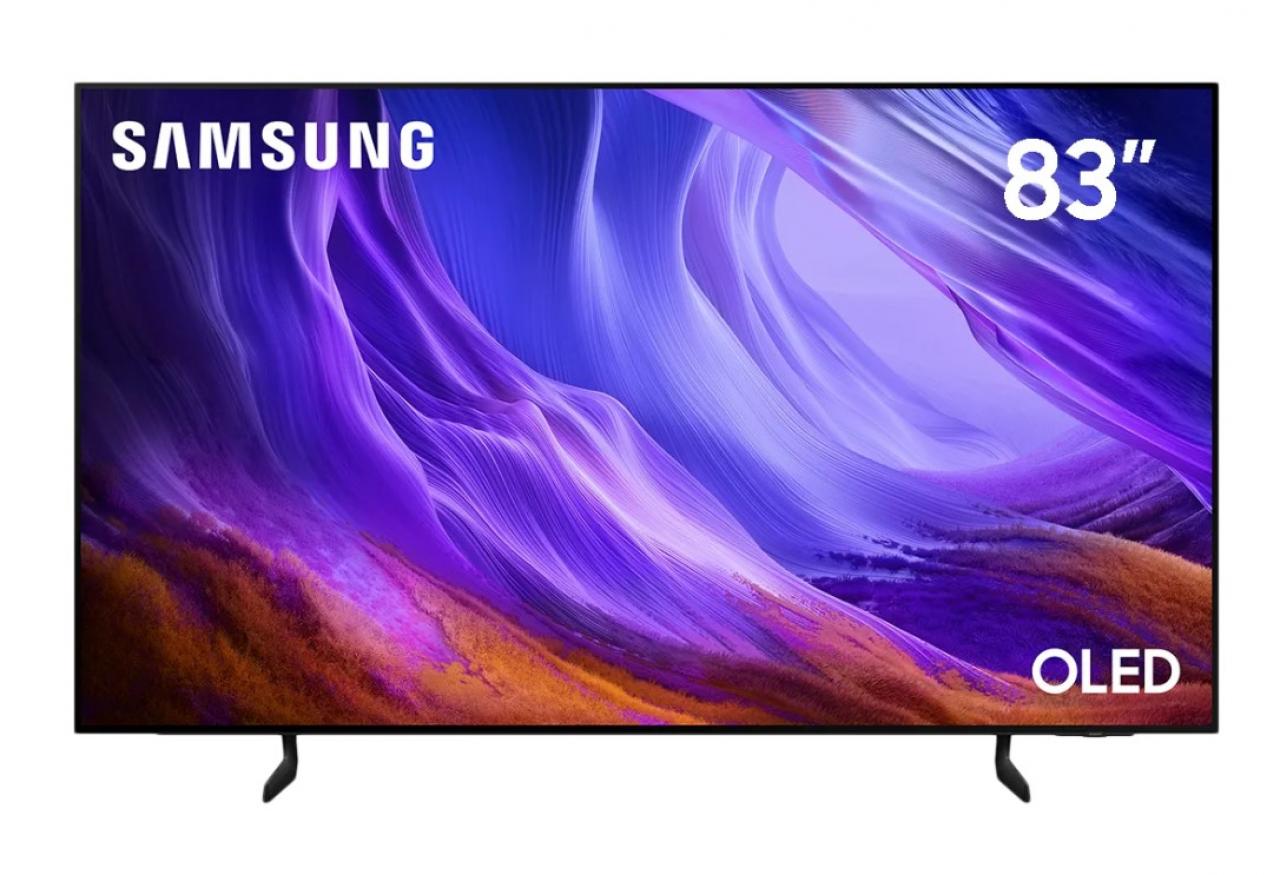 OLED-телевизор Samsung QE83S85HAEXPY 83" черный графит