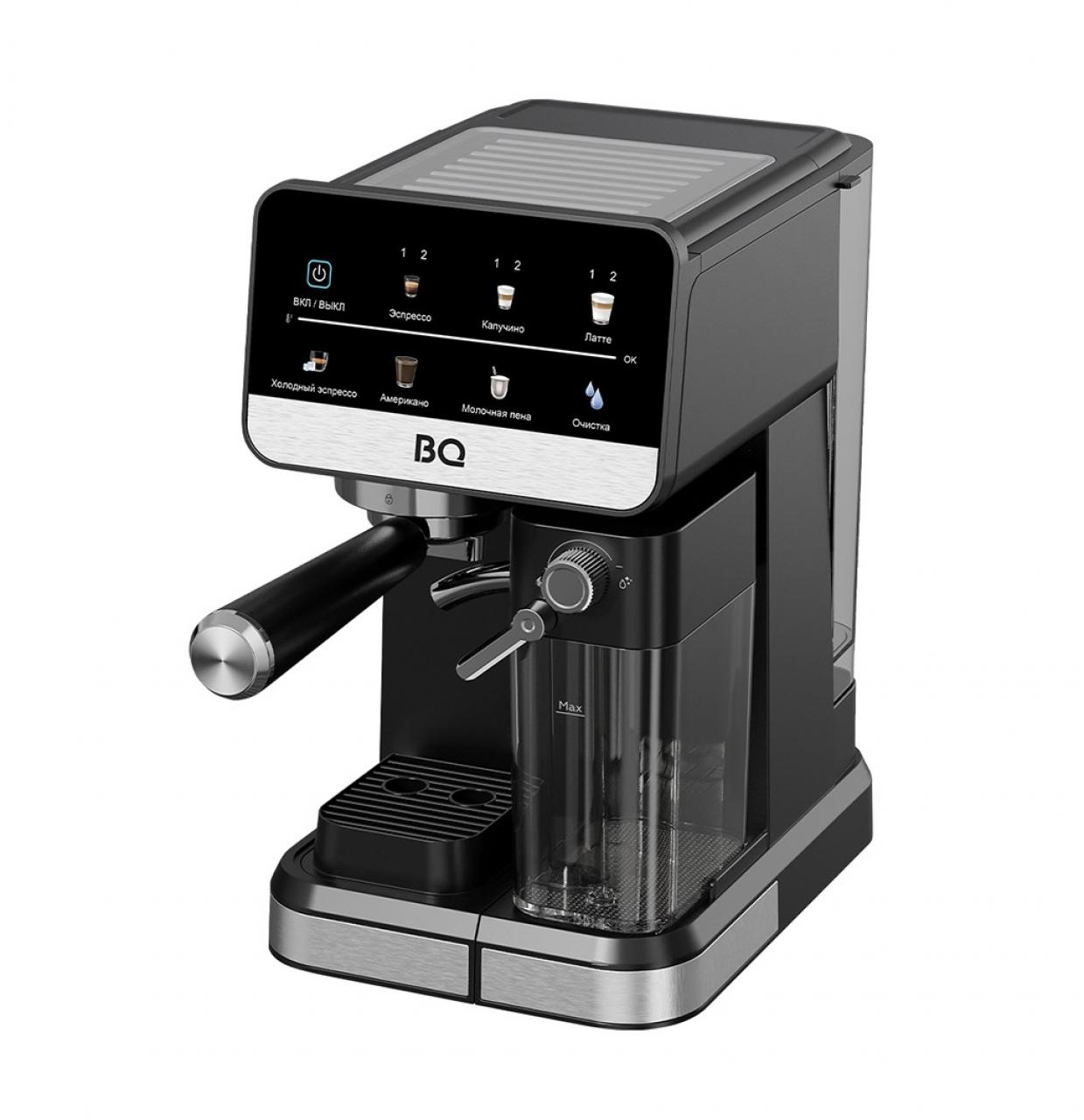 Кофеварка BQ ECM1088A Black-Steel