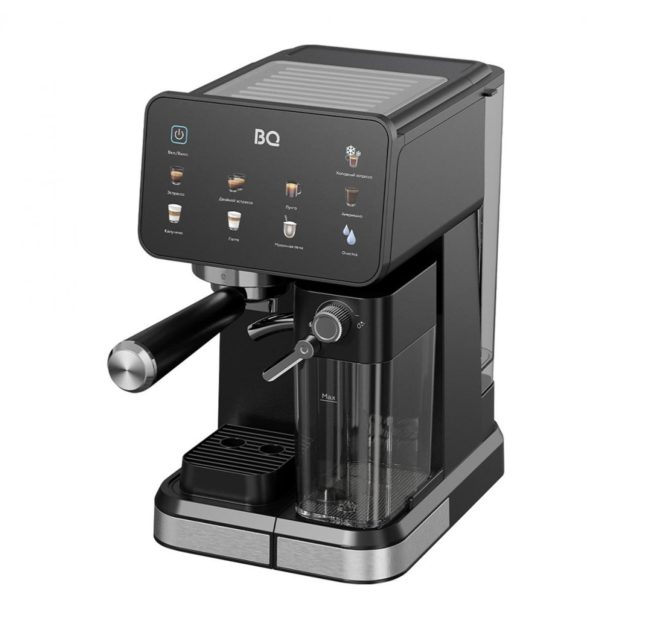 Кофеварка BQ ECM1089A Black-Steel