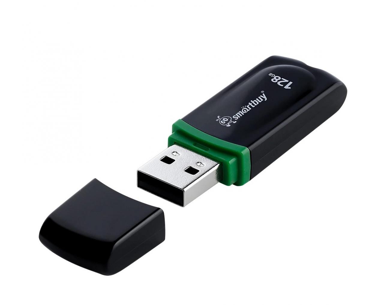 Флеш-диск Smartbuy 128 ГБ USB 2.0 Paean Чёрный (SB128GBPN-K)