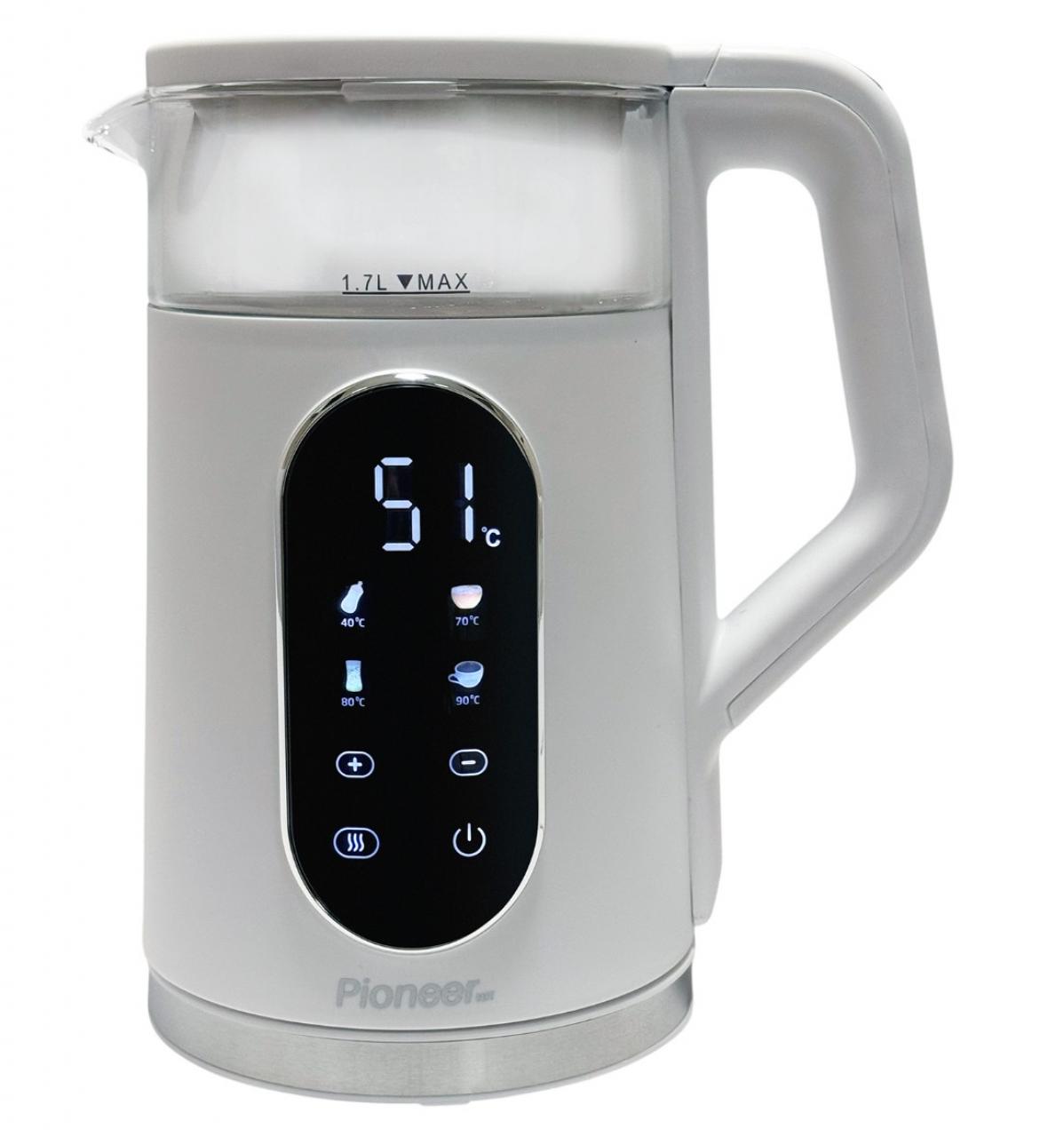 Чайник Pioneer KE831GD белый
