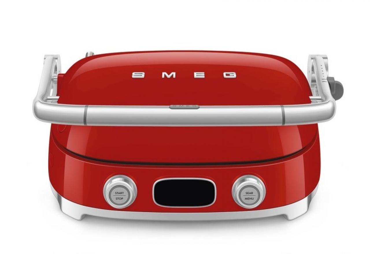 Гриль Smeg MGF01RDEU красный