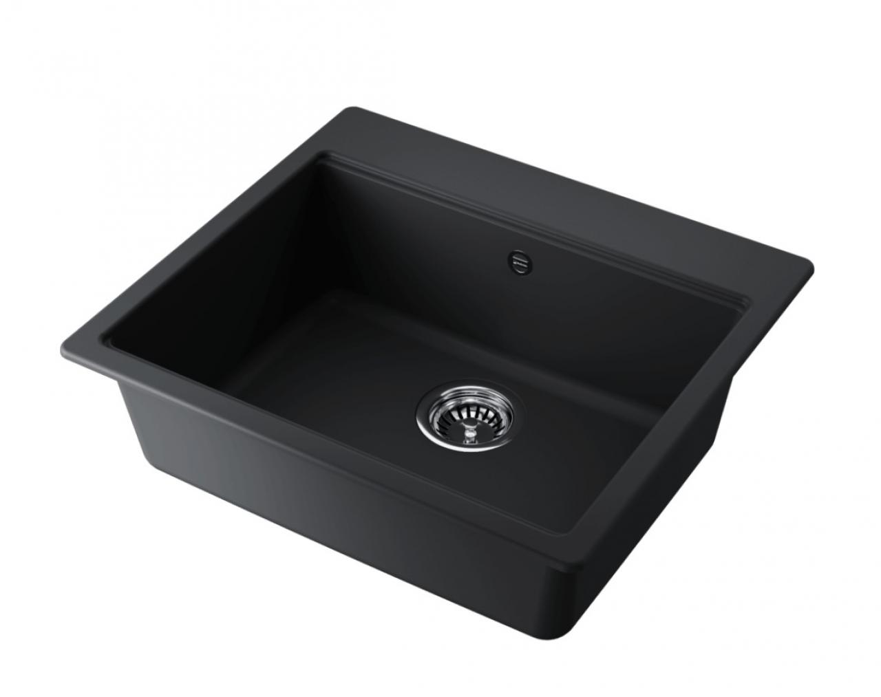 Мойка кухонная Omoikiri Akari 57-BL (4997366) черный