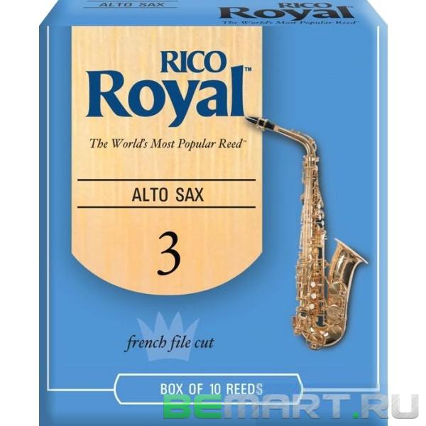Трости для саксофона альт 10 шт. Rico RJB1030 Royal №3