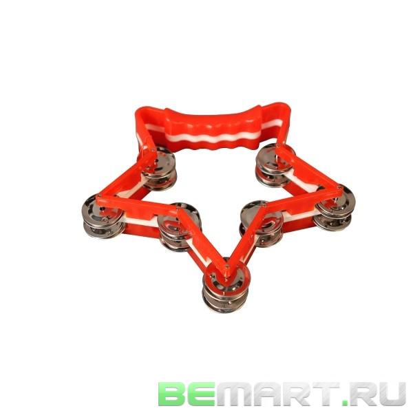 Тамбурин пластиковый "Звезда" Flight FTHP-14