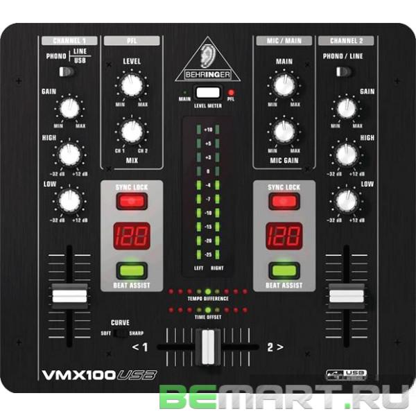 DJ-пульт Behringer VMX100USB