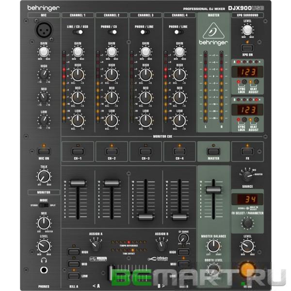 DJ-микшер со счетчиком темпа и USB Behringer DJX900USB