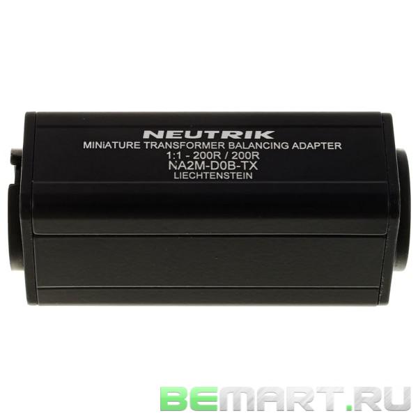 Адаптер трансформаторный RCA Female - 3-контактный XLR Male Neutrik NA2M-D0B-TX