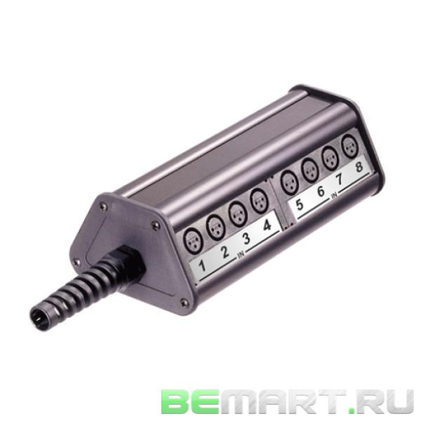 Распред. коробка 12 XLR female входов, 4 XLR male выхода Neutrik NSB2B-12/4