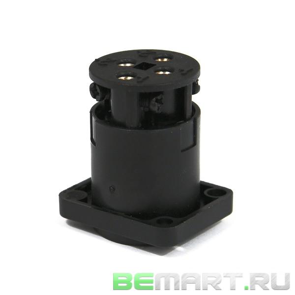Панельный разъём Speakon 4-контактный, 30А Neutrik NL4MP-ST