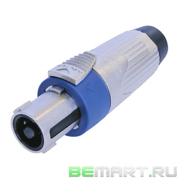Кабельный разъем Speakon 4-контактный, 40А Neutrik NLT4FX
