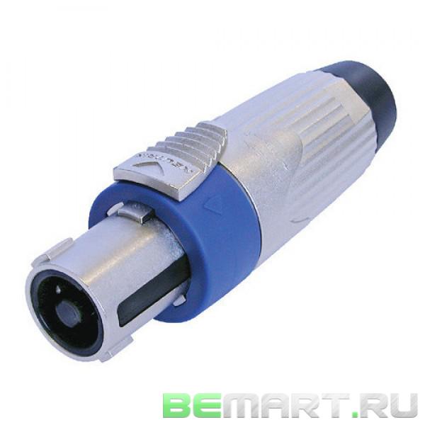 Кабельный разъем Speakon 4-контактный, 40А Neutrik NLT4FX