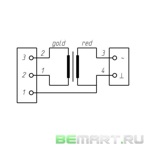 Адаптер AES/ABU, XLR гнездо 110 Ом вход - BNC 75 Ом выход Neutrik NADITBNC-FX