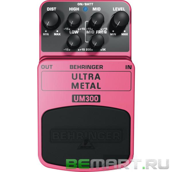 Педаль эффектов `хэви метал` Behringer UM300