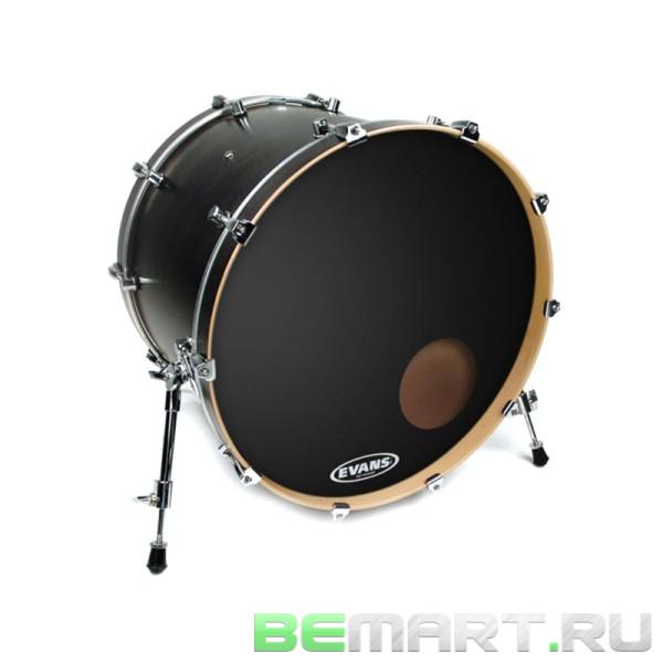 Пластик 22" EQ3 Onyx для бас-барабана резонансный Evans BD22RONX