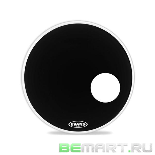 Пластик 22" EQ3 Onyx для бас-барабана резонансный Evans BD22RONX