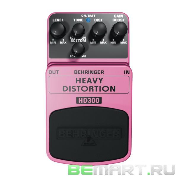 Педаль дисторшн Behringer HD 300 Heavy Distortion