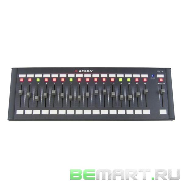 Дистанционная панель, 17 фейдеров, 17 кнопок Ashly FR-16