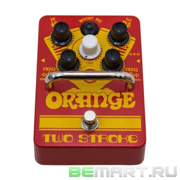 Педаль бустер/параметрический эквалайзер Orange Two Stroke Boost EQ Pedal