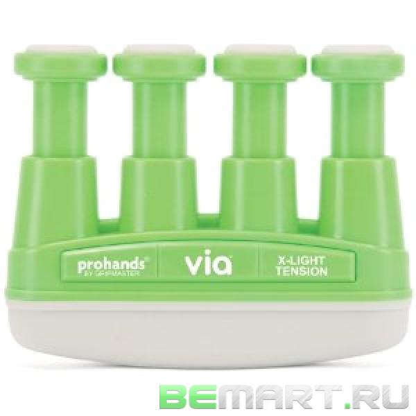 Тренажер для пальцев рук, очень легкий, зеленый Prohands Via VM-12001