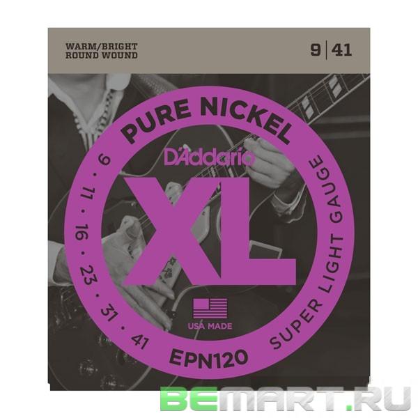 Струны для электрогитары D'Addario EPN120 Super Light
