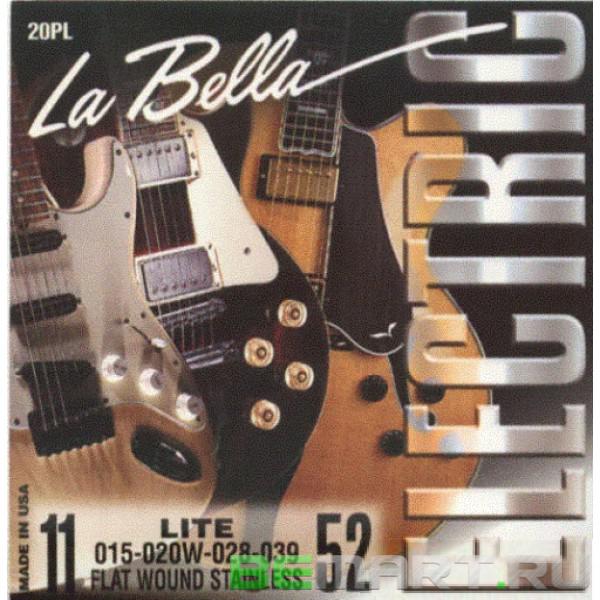 Струны для электрогитары La Bella 20PL Light