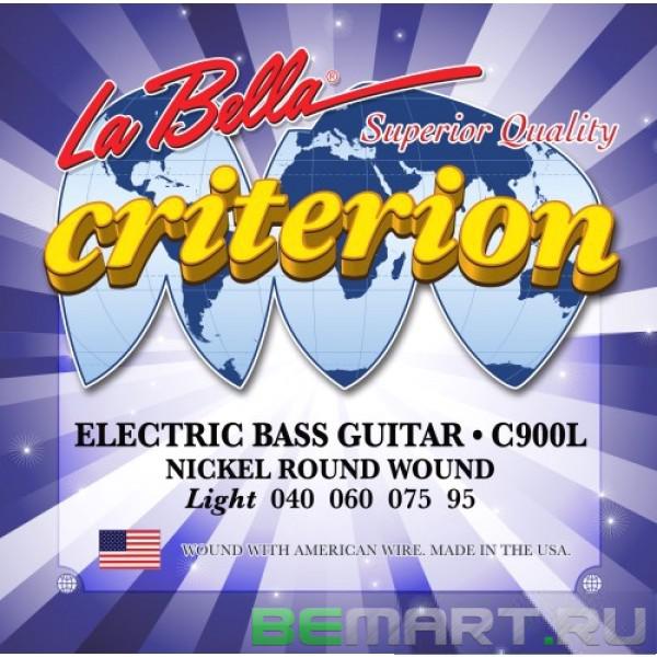 Струны для 4-х струнной бас-гитары La Bella C900L